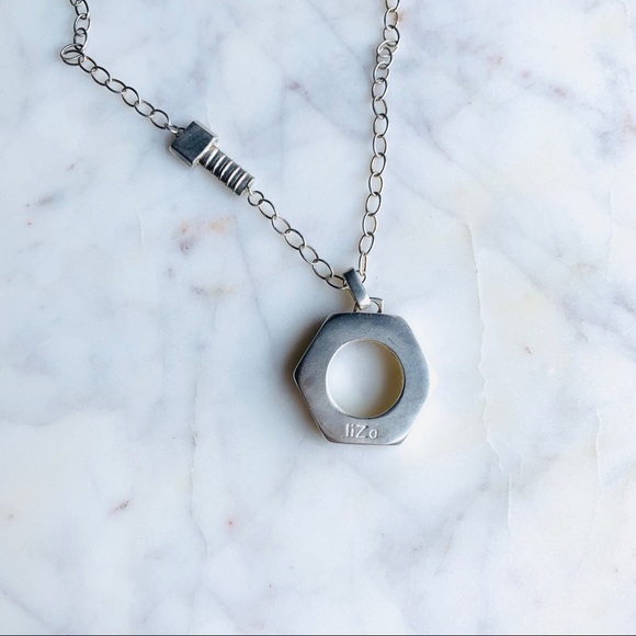 Liza Schwartz Nut and Bolt Necklace - Picture 5 of 10